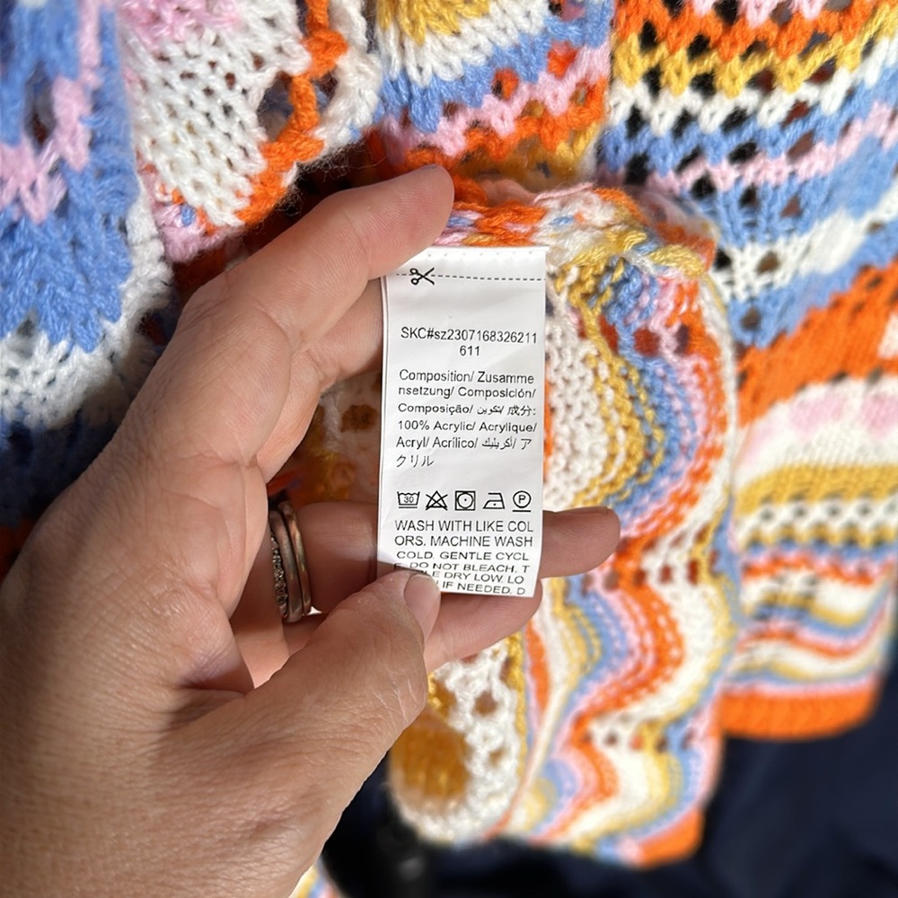 SHEIN Curve 1XL crochet sweater - Picture 5 of 5